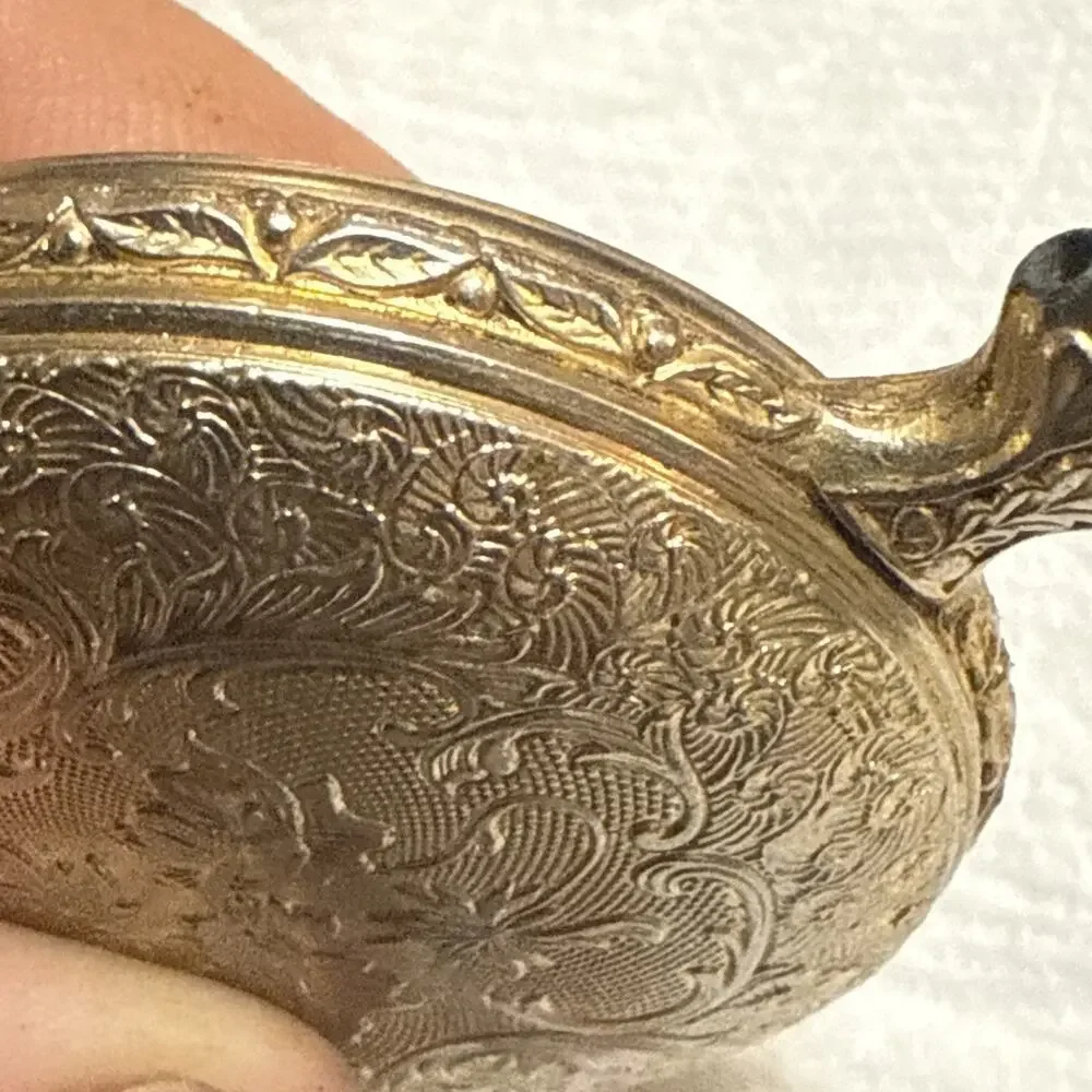 Vintage - Swiss Made - JC Penny Mechanical Wind Up Pocket Watch - Duck Hunt Dog